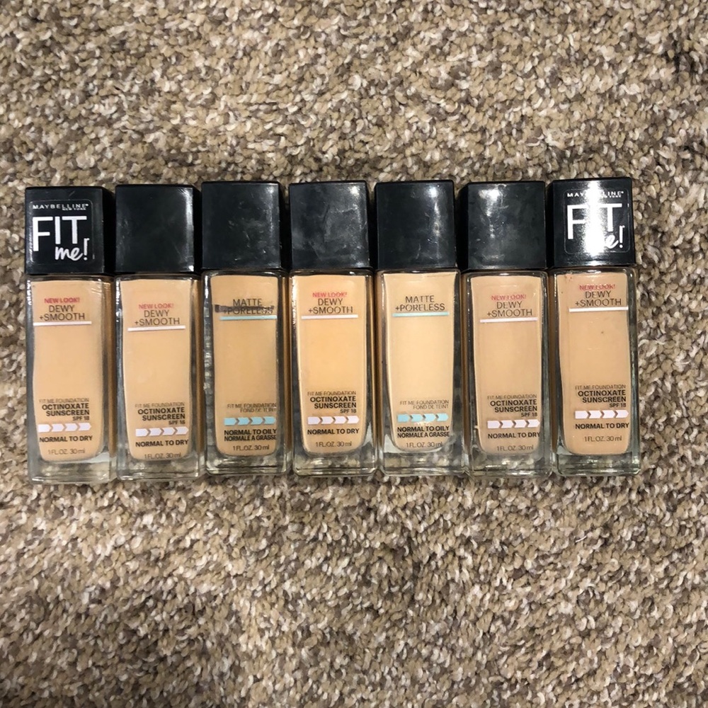 Maybelline Fit Me Foundation BUNDLE